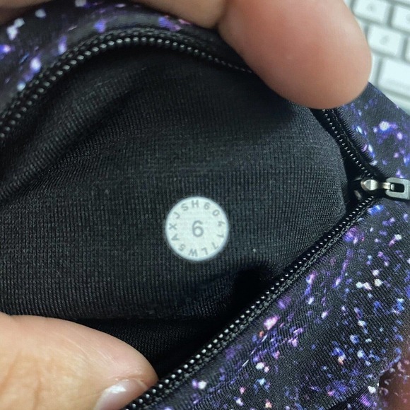 Lululemon Gait Keeper 7/8 Tight Legging Crystalline Mesh Insert Run Size 6 - Picture 5 of 12